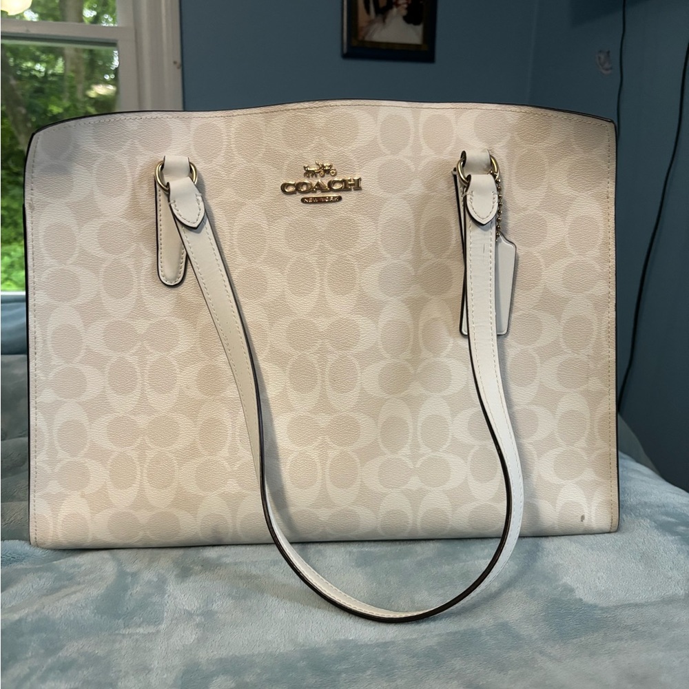 Coach large tote bag